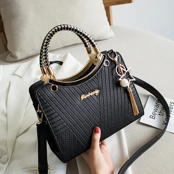 

Genuine COWHIDE Texture Bag Women's New Handbag Shoulder Messenger INS Net Red Women's Bag Autumn and Winter Trendy Bag