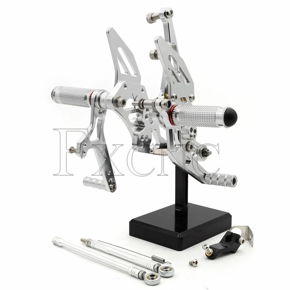 Для YAMAHA FZ1 2006- FZ8 2010-2013 CNC алюминиевый сплав Подножка для мотоцикла Подножка педаль Peg задний Набор