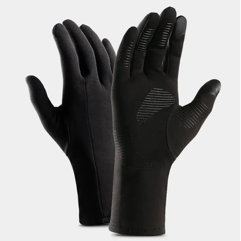 

Men Women Cycling Glove Full Fingers Touch Screen Mittens Autumn Winter Outdoor Sports Thin Skiing Anti Slip Gloves 1 Pair
