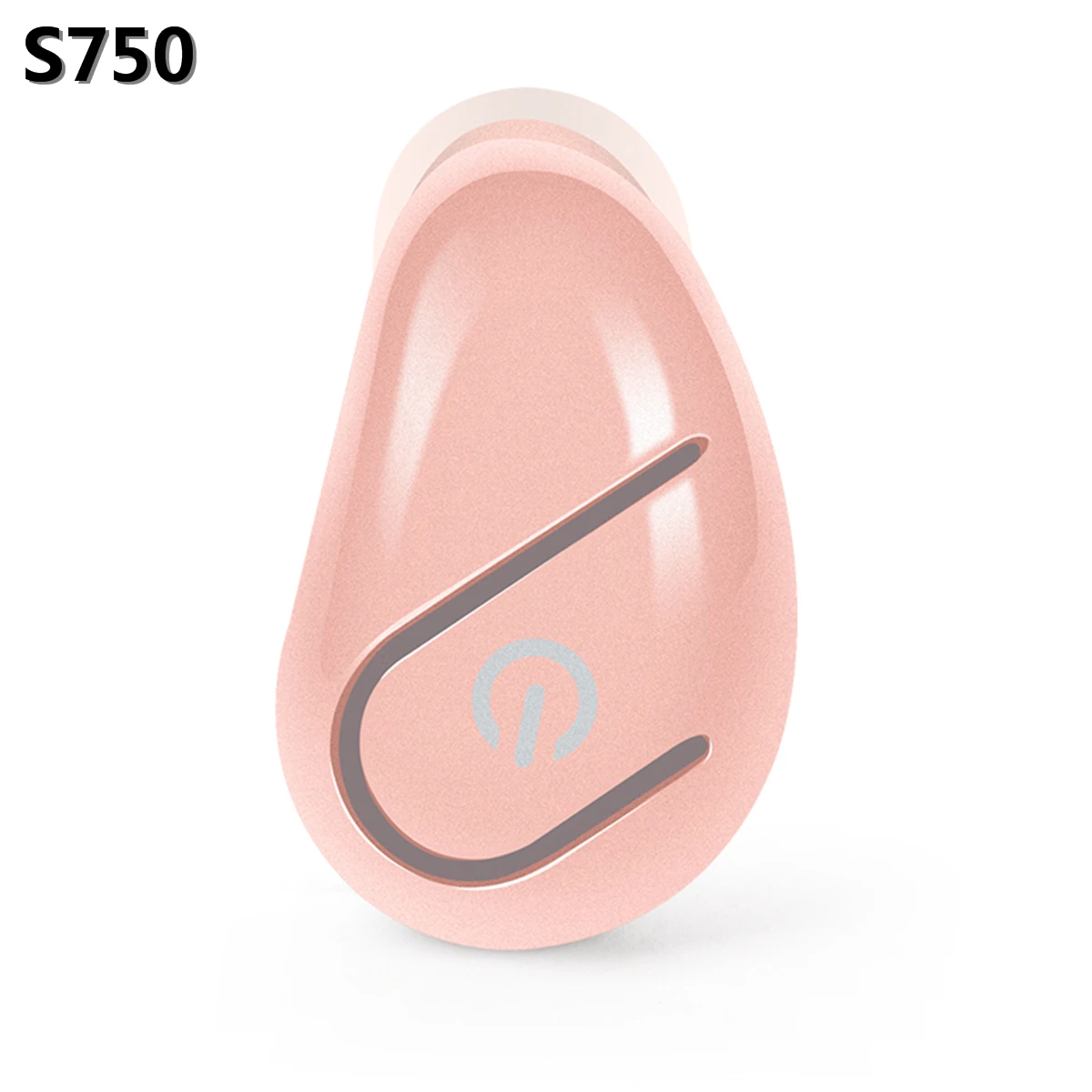 S750 S650 беспроводные Bluetooth наушники, мини моно наушники, одиночные скрытые бизнес наушники, невидимые наушники для телефонов IPhone Xiaomi - Цвет: S750 rose gold