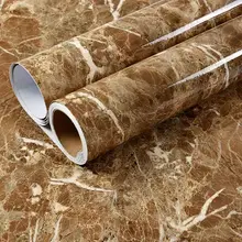 PVC Waterproof  Wall Stickers Wallpaper Roll For Kitchen Countertop Furniture Renovated Thick Wall Sticker Easy To Remove Marble