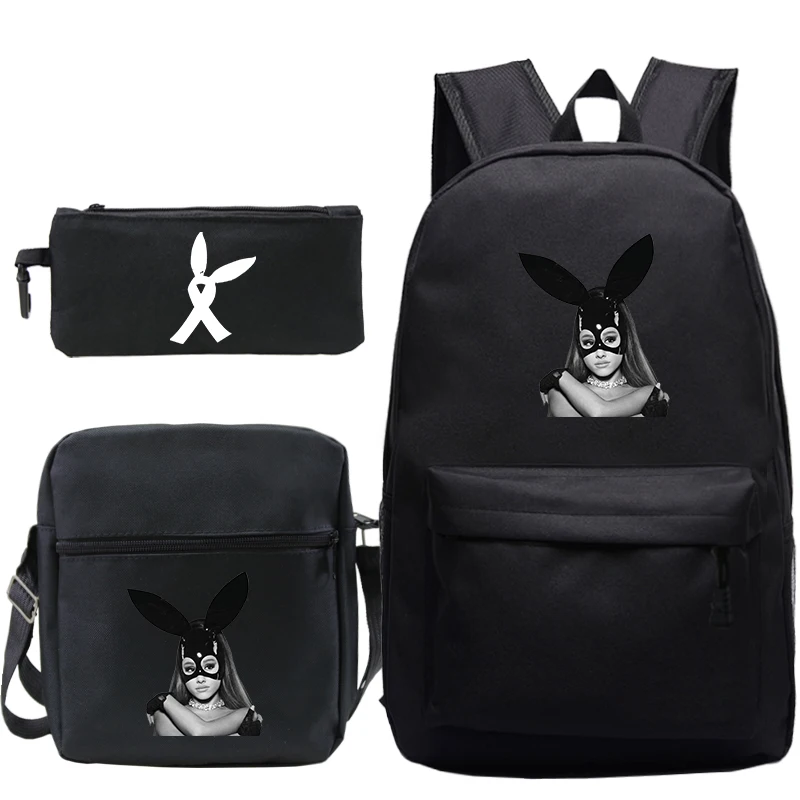 21 Ariana большая сумка-рюкзак Mochila 3 шт./компл. школьные рюкзаки для девочек и мальчиков рюкзак для ноутбука дорожные сумки женские рюкзаки+ ручные сумки+ сумка для ручек - Цвет: 21
