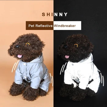 

Dog Hoodies Reflective Pet Clothes For Ropa Perro French Bulldog Pug Waterproof Pet Clothing Windbreaker Jacket Coat For Dogs