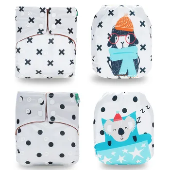 

2020 New 1pcs/Set Washable Eco-Friendly Cloth Diaper Adjustable Nappy Reusable Cloth Diapers Fit 0-2years 3-15kg Baby