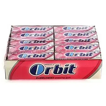 

ORBIT SUGAR-FREE CHEWING GUM BUBBLEMINT (30 PACKS OF 10)