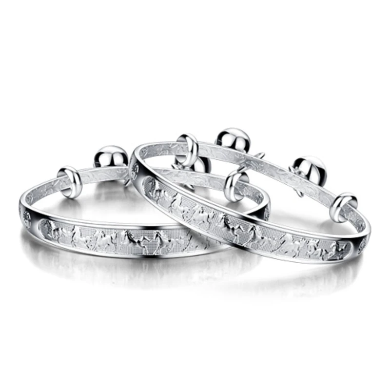 Браслет на ногу из серебра 925 пробы для детей|silver bracelets for babies|sterling silver baby braceletbaby bracelet |