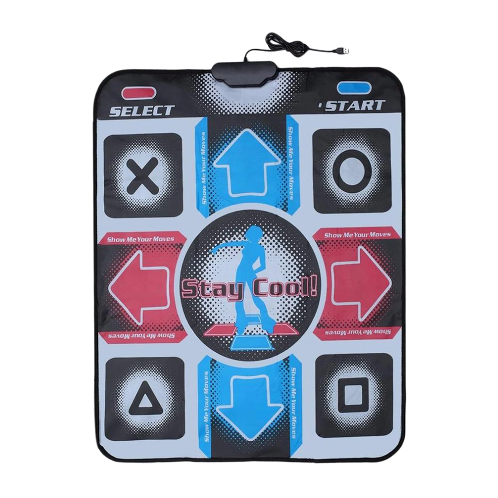 Single Person Dance Mat Dancing Step Mat Non Slip Dancing Blanket Kids PC Laptop Video Game USB Step Pad dance mat