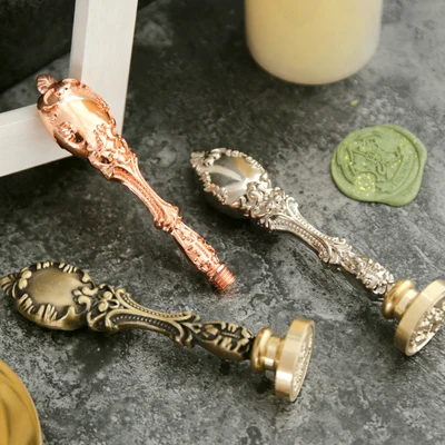 Retro Gemstone Sealing Wax Stamp Handle DIY Hobby Tools Seal Replace Head Bead Spoon Craft Gift | Дом и сад