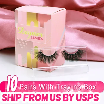 

10 Pairs/Box 3D Faux Mink Lashes Handmade Lashes Volume Natural Soft Mink Lashes Beauty Makeup Tools Wholesale