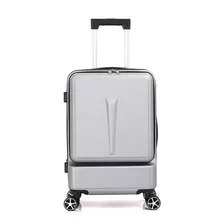 2" креативный чемодан на колёсиках, чемодан на колесиках, мужская сумка на колесиках, Женская дорожная сумка на колесиках, 20 дюймов, багаж для каюты с сумкой для ноутбука