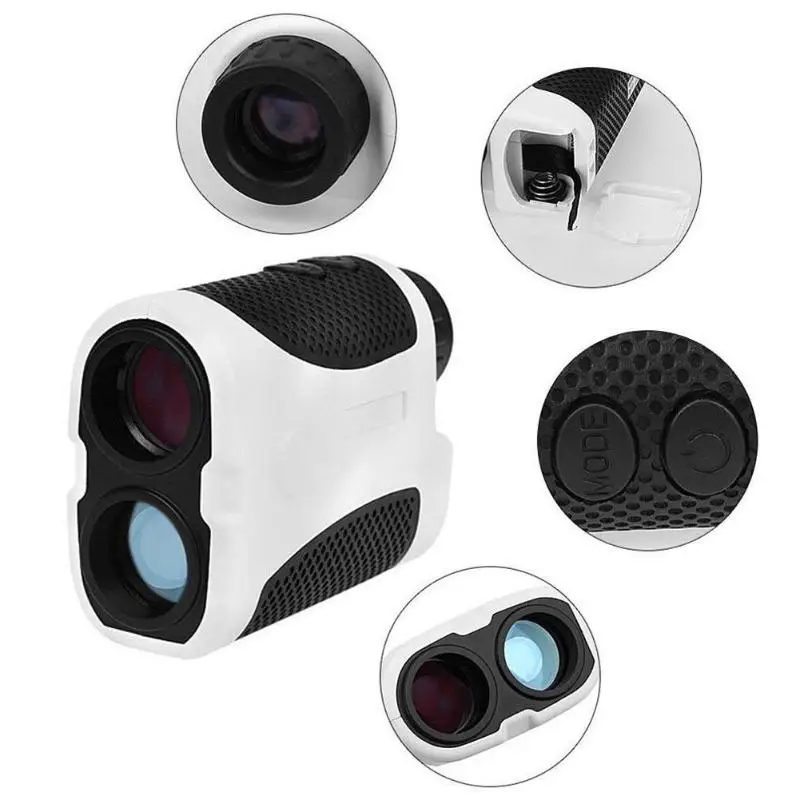 Цифровой лазерный дальномер 400 м для охоты гольфа скан прочный светодиодный