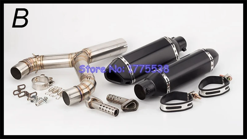 For Aprilia SHIVER 750 2008-16 Motorcycle Exhaust Muffler System Stainless Steel Motorbike Muffler Escape for Aprilia Shiver 750 - Image 3