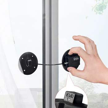

Safety Lock Child Plastic Window Restrictor Infant Security Coded Lock Kids Prevent Children Falling Window Locks