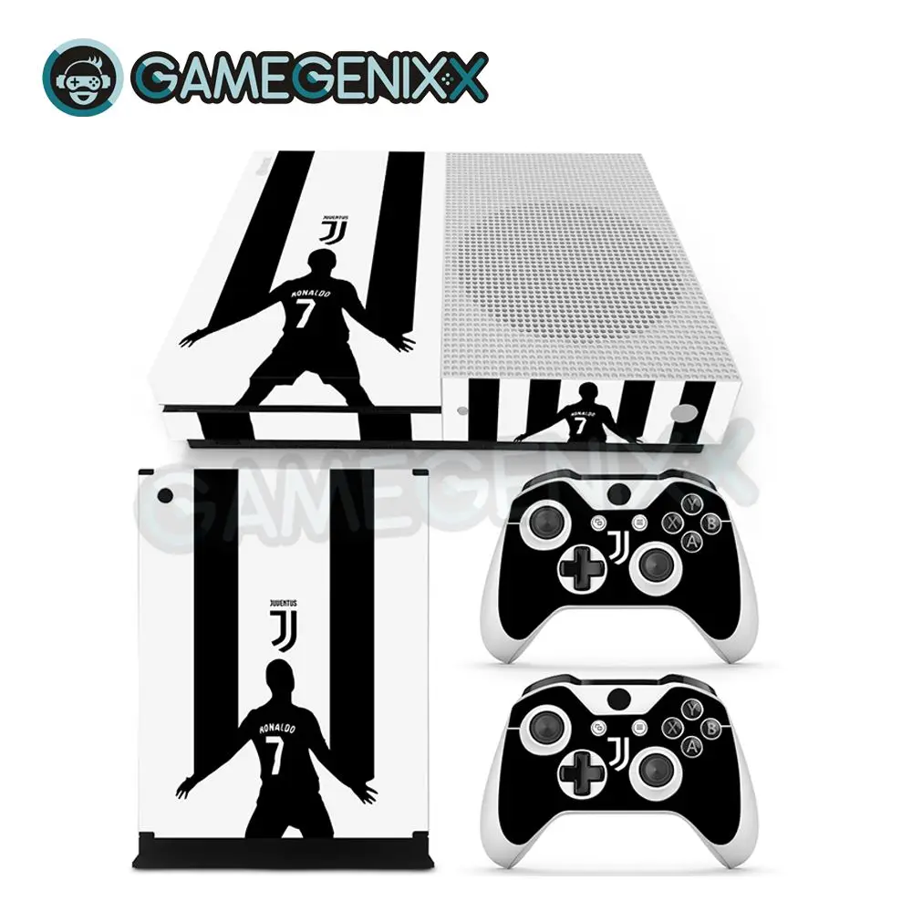 Ronaldo Наклейка на кожу GAMEGENIXX Виниловая наклейка для Xbox One Slim Console и 2 контроллера-Ronaldo - Цвет: Ronaldo
