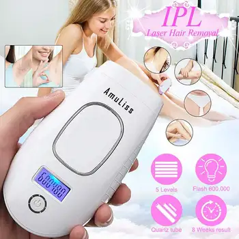 

600000 Flash Permanent Ipl Epilator LCD Laser Hair Removal machine Women Men Face Body Home Painless Hair Remover