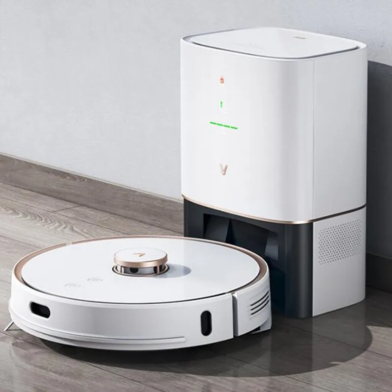 US $827.00 VIOMI S9 Robot Vacuum Cleaner With 950W Intelligent Auto Dust Collection LED Display 2700Pa Floor Carpet Sweeping And Mopping