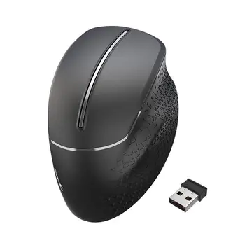 

HXSJ T32 Vertical Wireless Rechargeable Mute Mouse 6 keys 3600DPI Silent Mice 5.28