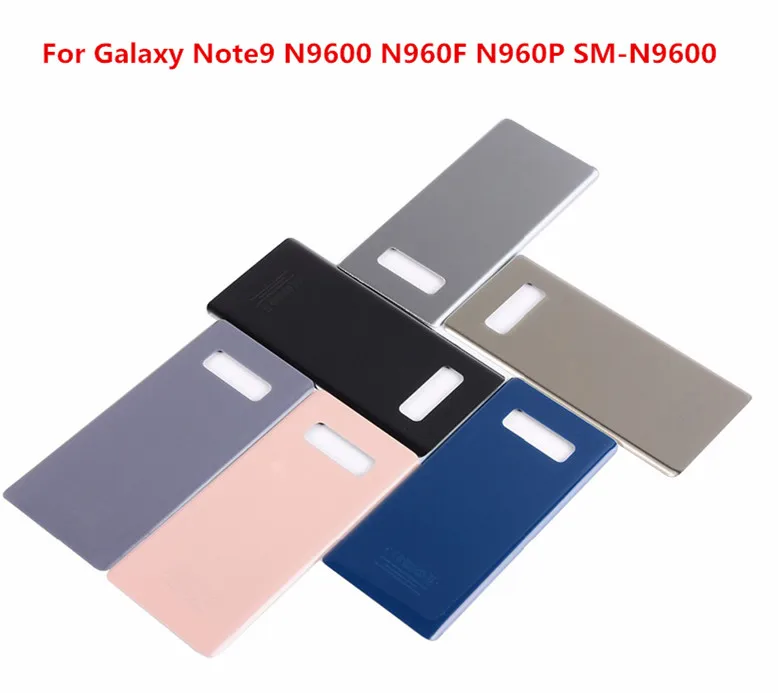 Замена заднего корпуса батарея чехол с крышкой для samsung Galaxy Note 9/Note9 SM-N960F N9600 стекло Ремонт Часть