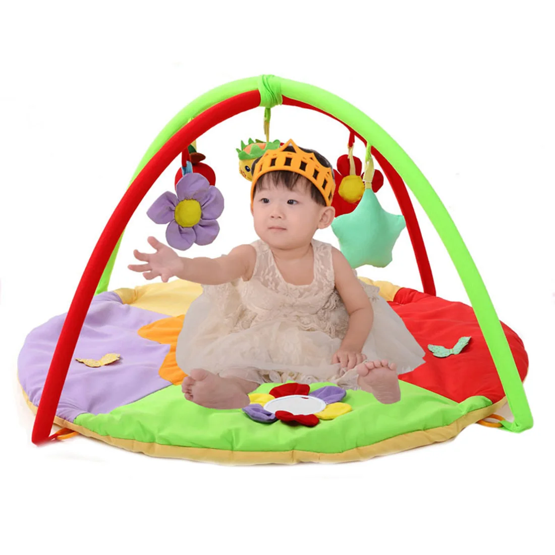 Детский игровой коврик, игровое одеяло, детская стойка для фитнеса, коврик для ползания, мягкая подушка для малыша-большая лягушка/Sika олень/спящий медведь/маленький медведь/тигр
