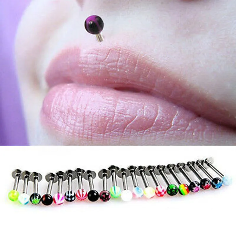 Vertical Labret Lip Piercing Cartilage Tragus piercing jewelry body piercing earrings ear piercing jewelry body piercing jewelry body jewelry 10/20/30/50Pcs