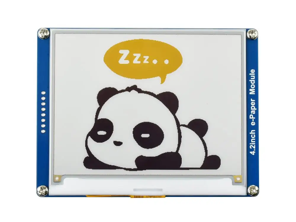 

Модуль дисплея E-Ink 4,2 дюйма, 400x300, модуль электронной бумаги, желтый, черный, белый, трехцветный SPI, без подсветки, сверхнизкое потребление