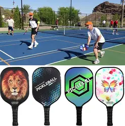 Fiber Aramid Pick Indoor Outdoor Games Racquet Sports Sports Plate Beach Supplies Tennis Racket Pickleball Paddle