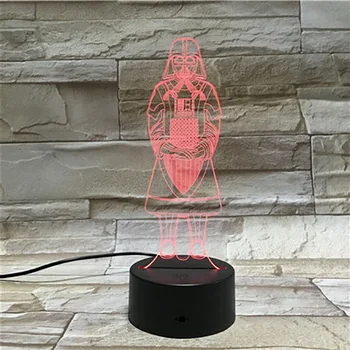 

3D Lamp Star Wars Darth Vader Best Present for Children Personalized for Living Room Decoration Led Night Light Lamp Atmosphere