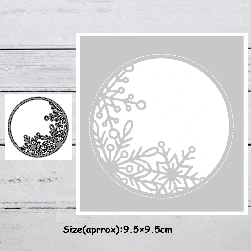 Обезьяна рождественское кольцо снежинка металлические трафареты для резки сделай сам скрапбукинг