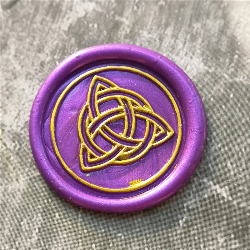 Celtic Knot Wax Seal Stamp Celtic Knot Sealing Wax Stamp Seal Initial Date Wedding Kit Personali