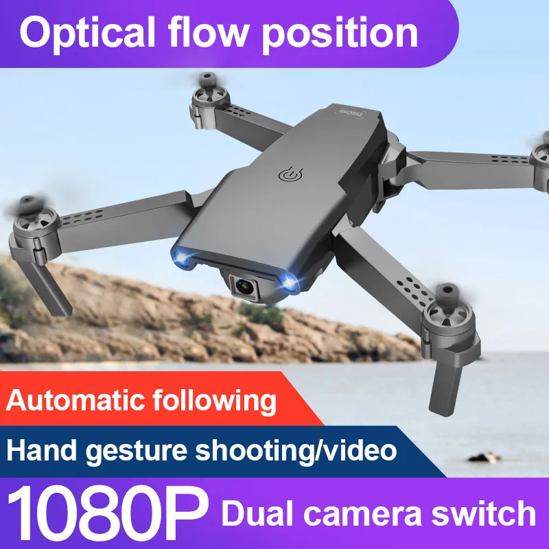 

4K Drone with Camera 1080P HD Max 20Mins WiFi FPV Optical Flow Profissional Foldable RC Drone Quadrocopter Dron Toys