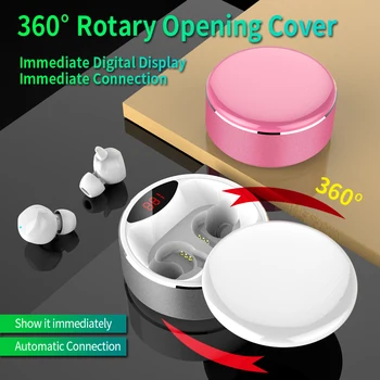 

TWS X30 Wireless Bluetooth 5.0 In Ear High-End Stereo Earphones Touch Control Earbuds Waterproof Sports Headset