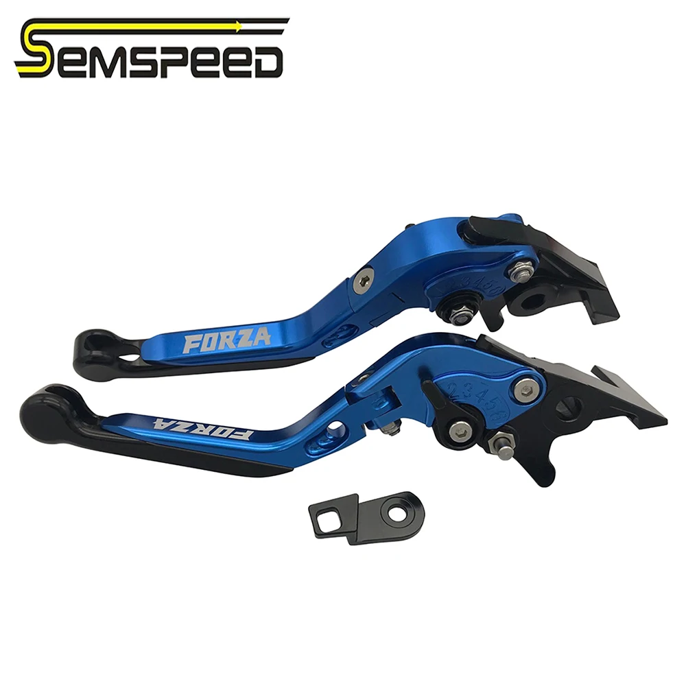 SEMSPEED FORZA парковочные рычаги для Honda Forza300 Forza250 Forza125 2010- ЧПУ мотоциклетные регулируемые складные тормозные рычаги сцепления