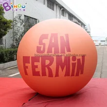 Заказной ПВХ 1,8 диаметра надувной апельсин мяч для события/Высокое качество воздушный шар украшения игрушки