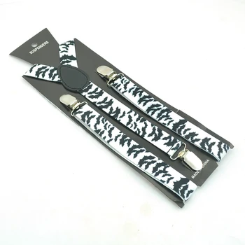 

Hot sale new tirantes Batman animal design braces 2.5cm wide fashion black bat suspender women`s Elastic Slim Y-back Suspenders