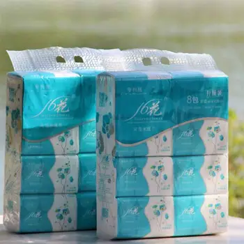 

16pcs Raw Wood Pulp Paper Endurable Paper Towels Paper Towels Paper Tissues