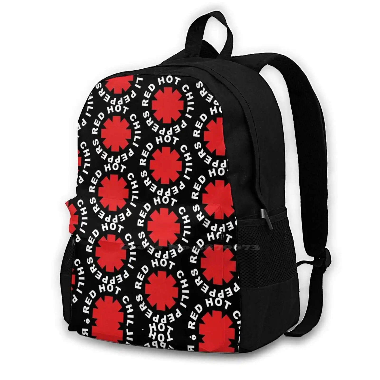 

Mini Merch By Fashion Travel Laptop School Backpack Bag Logo Chili Cool Peppers Official Musical Group