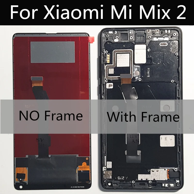 Regenerativ Komedieserie sofa 5.99" For Xiaomi Mi Mix 2 Lcd Display+touch Screen With Frame Digitizer  Assembly For Phone Xiaomi Mi Mix2 Lcd (ram 6gb) - Mobile Phone Lcd Screens  - AliExpress