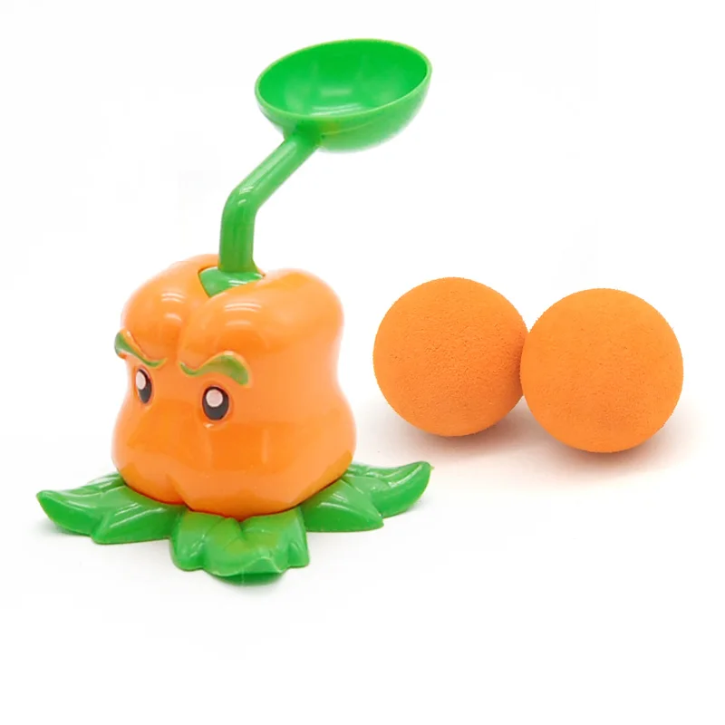 1 шт. Растения против Зомби Peashooter ПВХ фигурка модель игрушки Подарки Высокое качество съемка Игрушки для мальчиков родитель-ребенок интерактивный - Цвет: Pepper 2Bullet