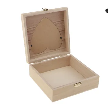 

Jewelry Storage Box Unfinished Case for Necklace Bracelet Craft Pin