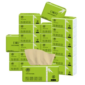 

one pack of New H bamboo pulp with natural color paper towel with 3 layers of sheets