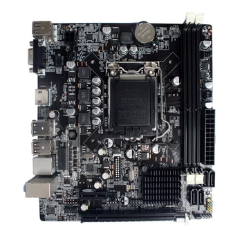 

1155 Pin Computer Motherboard Intel Chipset Dual Channel DDR3 Desktop USB2.0 Durable Memory Slots High Compatibility Upgrade H61