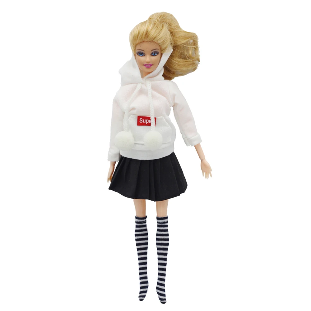 Модная Одежда для кукол, толстовка, пальто для куклы-Барби, одежда для Blythes, наряды для кукол, штаны, 1/6, аксессуары для кукол