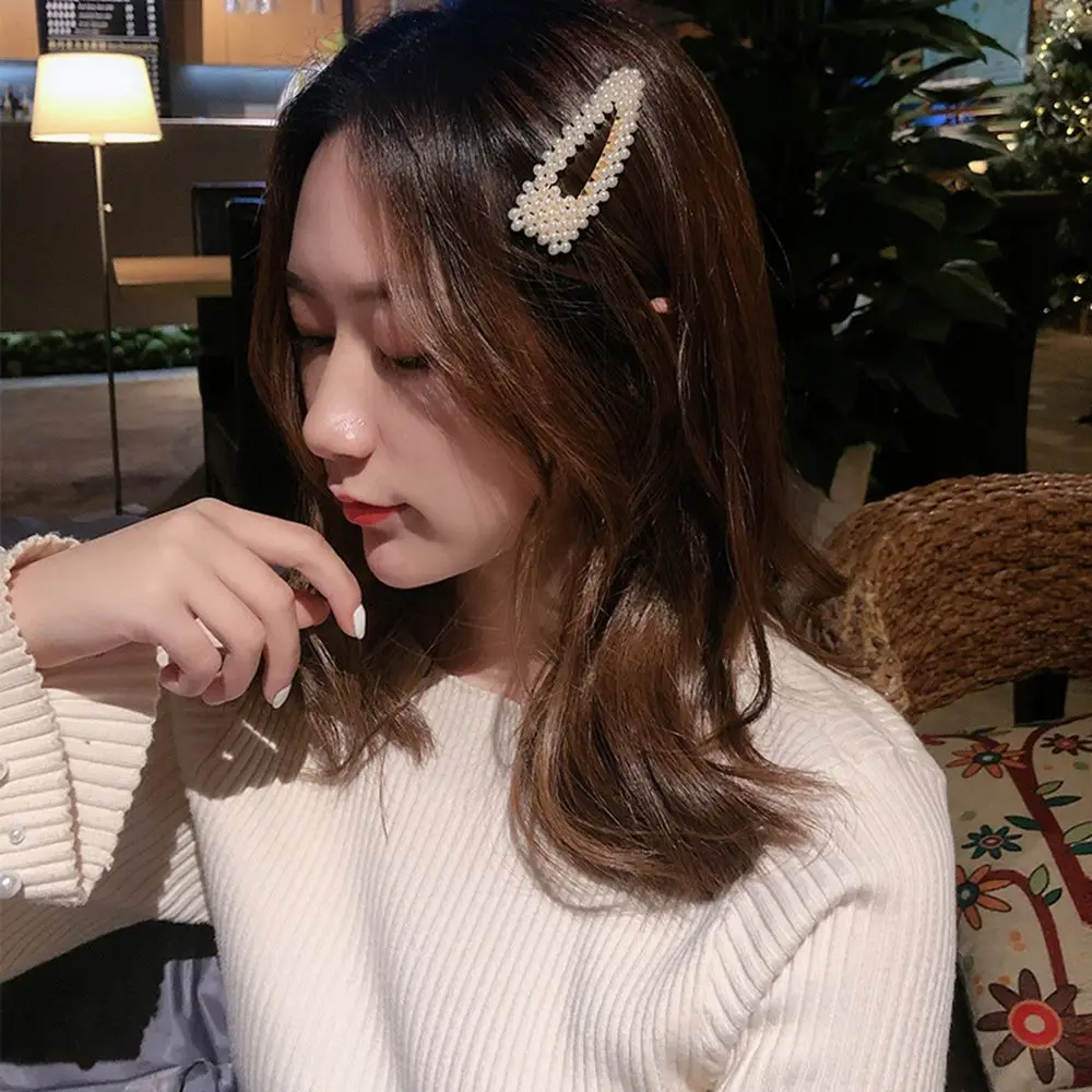 2/3PC Fashion Elegant Pearls Hair Clips for Women Girls Headband Hairpins Hairgrip Snap Barrettes Headdress Hair Accessories