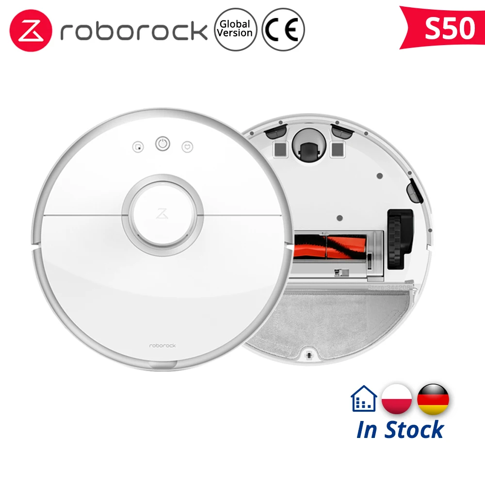 [Глобальная версия] Roborock S50 робот пылесос с управлением через приложение зарядная
