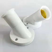 

E27 Oblique Screw Lamp Base Socket Light Bulb Base Wall Lamp Holders Adapter Converter Lamp Base Holder