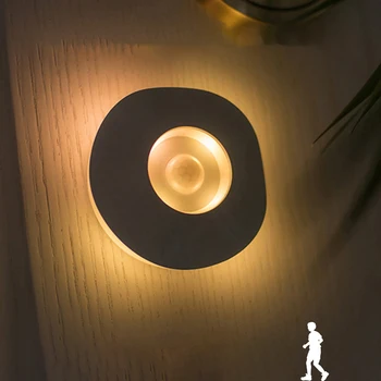 

LED Night Light Sensor Night Lamp Closet Cabinet Lamp Motion Sensor Battery Powered Wireless Kitchen Bedroom Night Light