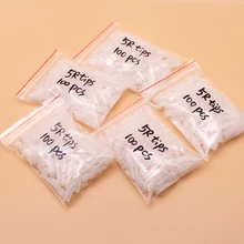 500 шт. маленькие носики 5R иглы наконечники Перманентный макияж французский/Гигантский солнце татуировки иглы колпачки/аксессуары