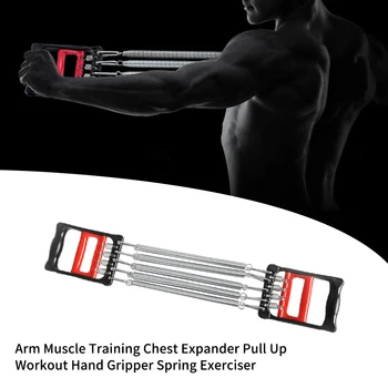 

Body Home Office Spring Exerciser Gym Multifunctional Chest Expander Arm Adjustable Strength Pull Up Muscle Training Detachable