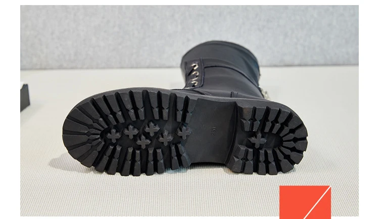 Г. Зимние женские ботинки черного цвета женские ботильоны из коровьей кожи, ботинки до середины икры женские модные черные мотоботы на шнуровке