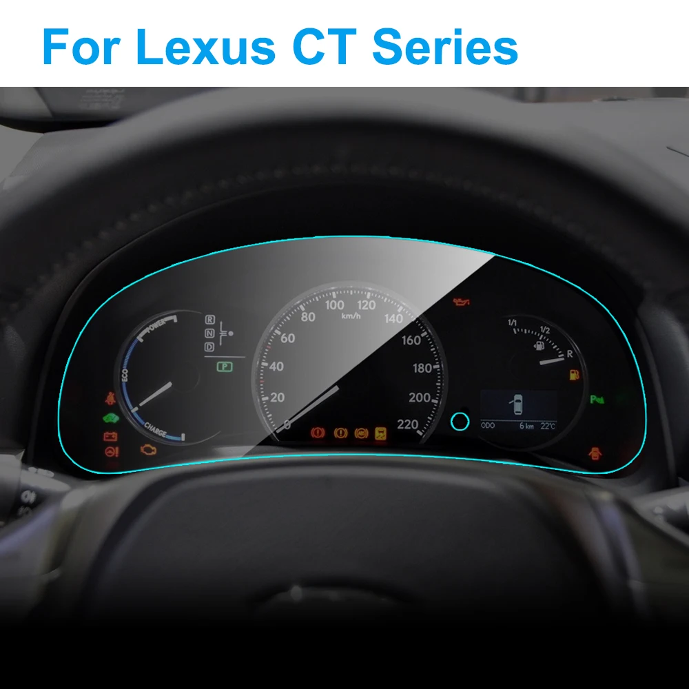

For Lexus CT200H CT Series Interior Car Instrument Panel Screen Protector TPU Film Dashboard Membrane Protective Film Car Access